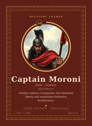 Captain Moroni card